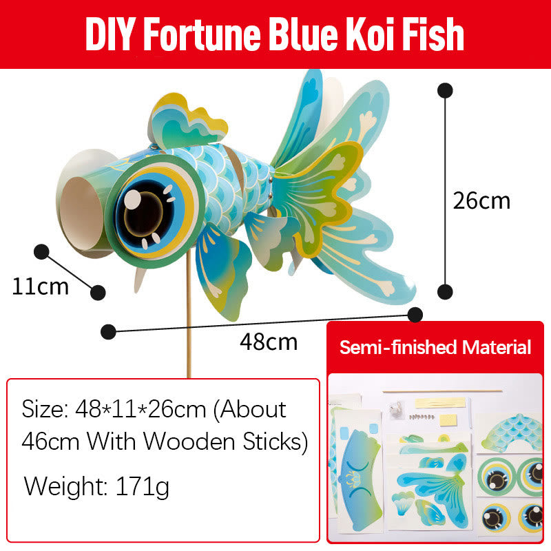 DIY Fortune Koi Fish Paper Lantern | Mid-Autumn Festival Decoration
