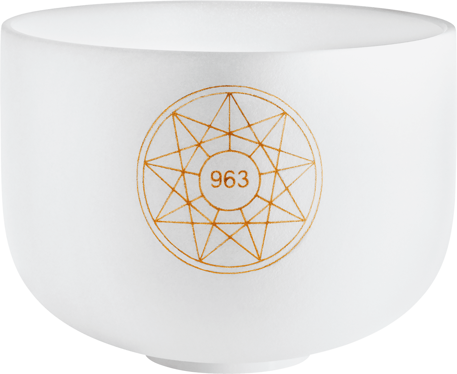 963 Hz Solfeggio 10" Crystal Singing Bowl (God Frequency) - Spiritual Awakening