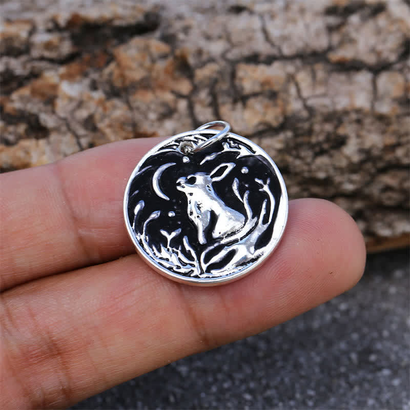 Unisex Year of the Rabbit Chinese Zodiac Alloy Necklace