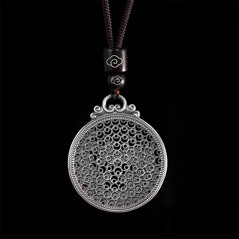 Phönix-Halskette aus 990er Sterlingsilber | Glücks- und Schutzanhänger
