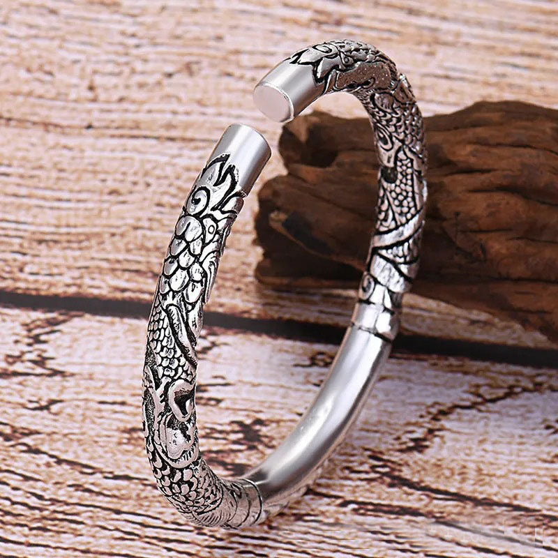 Adjustable Dragon Bracelet for Luck and Protection