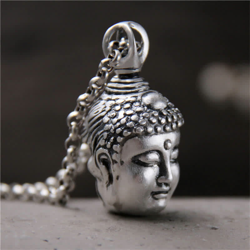 Buddha-Anhänger aus 999er Sterlingsilber für Gelassenheit und Schutz