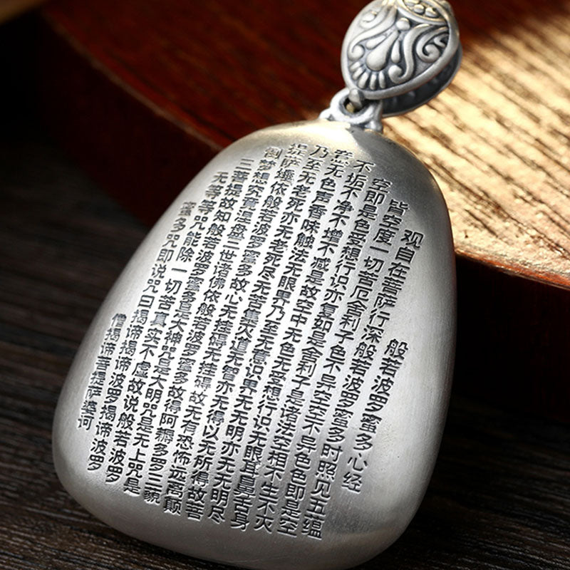 Halskette mit Schutzanhänger aus 999er Sterlingsilber mit chinesischem Sternzeichen