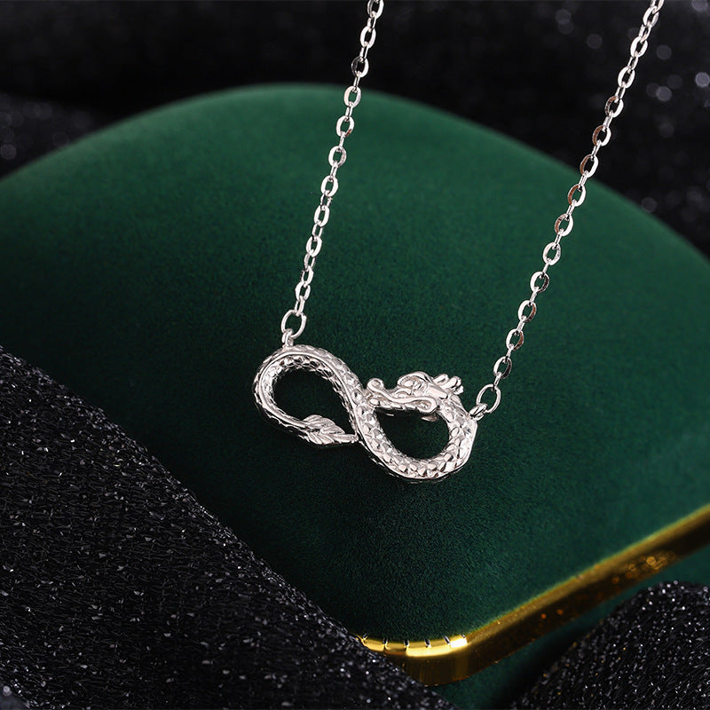 Drachenkette aus 999 Sterlingsilber | Endless Knot Success