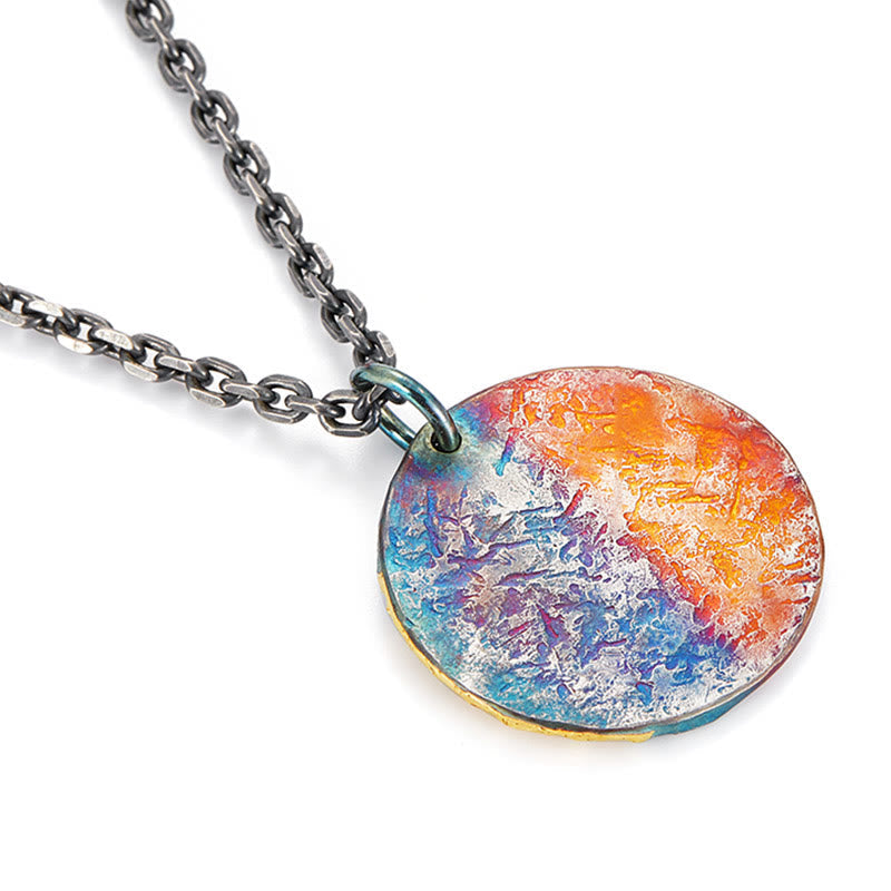 999 Sterling Silber Halb Dämon Halb Buddha Mitgefühl Halskette