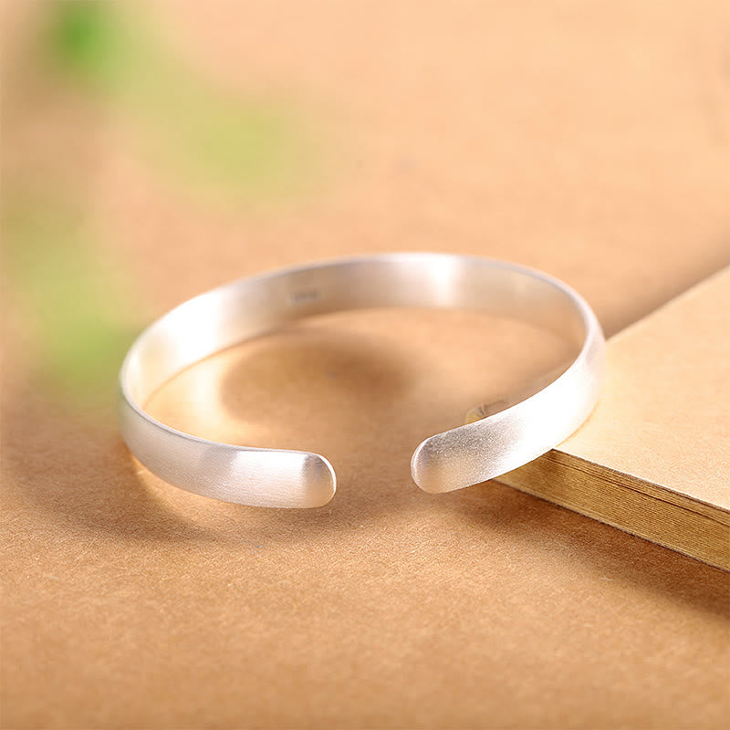 999 Sterling Silber Koi Fisch Glück Manschette Armband - verstellbar