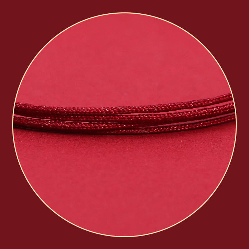 999 Sterling Silber PiXiu Erdbeerquarz Rosenquarz Armband für Reichtum