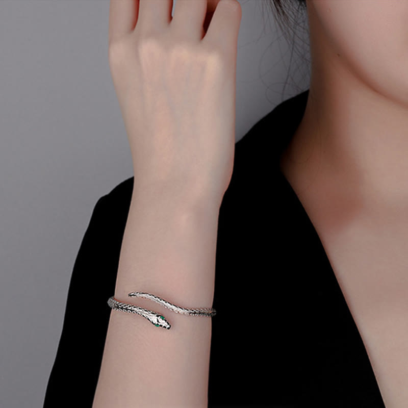 999 Sterling Silber Schlangenjahr Sternzeichen Armband