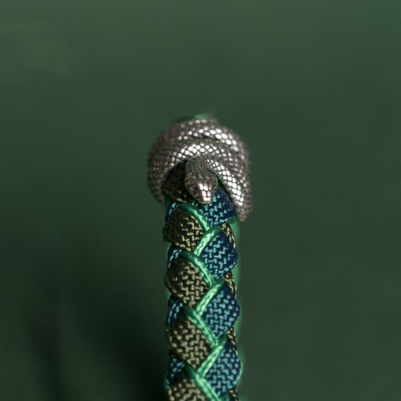 999 Sterling Silber Jahr der Schlange Schutzarmband