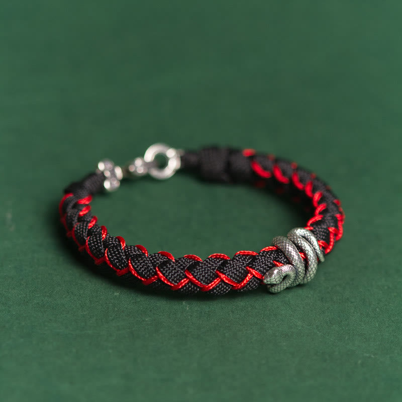 999 Sterling Silber Jahr der Schlange Schutzarmband