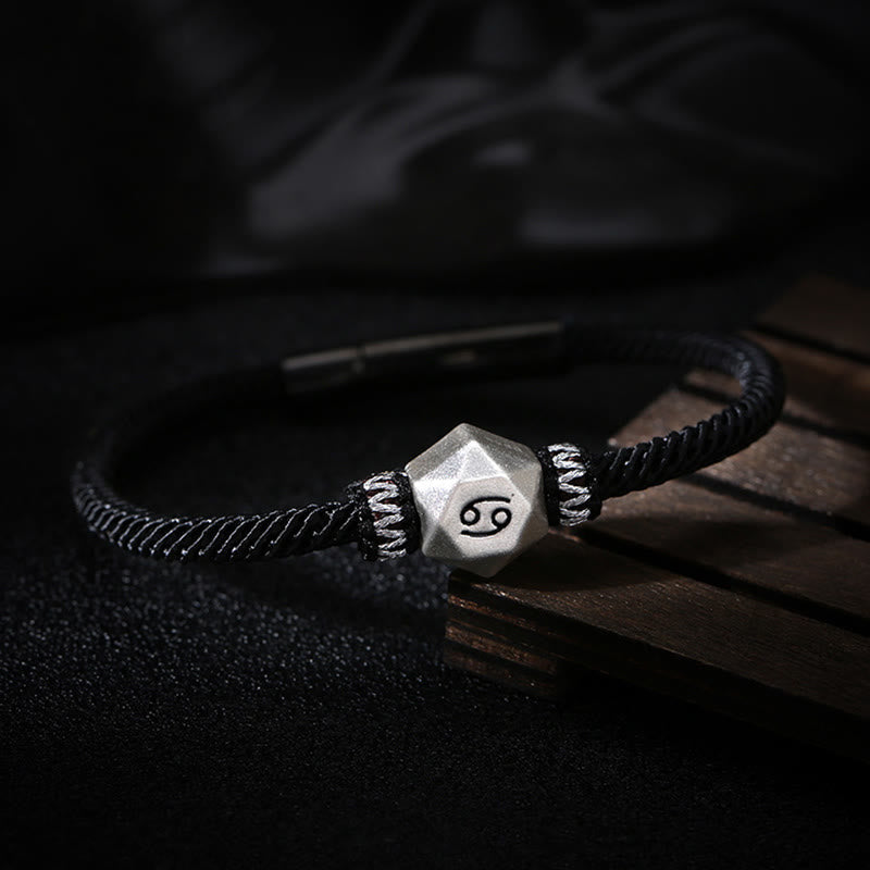 999 Sterling Silber Sternzeichen Schutzarmband 17cm