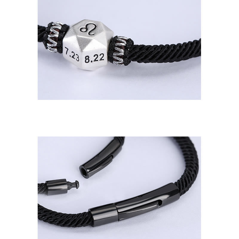 999 Sterling Silber Sternzeichen Schutzarmband 17cm