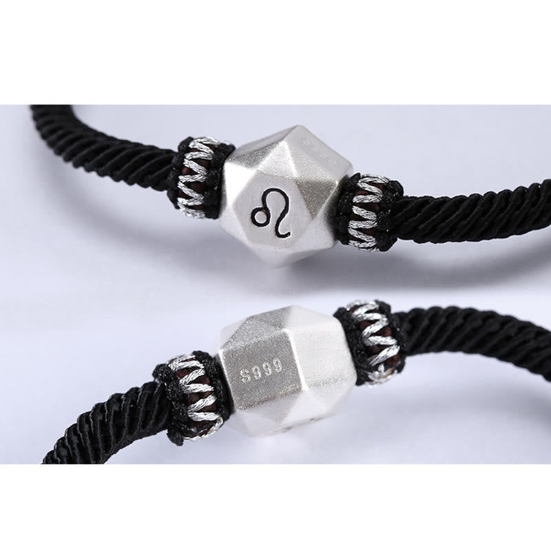 999 Sterling Silber Sternzeichen Schutzarmband 17cm