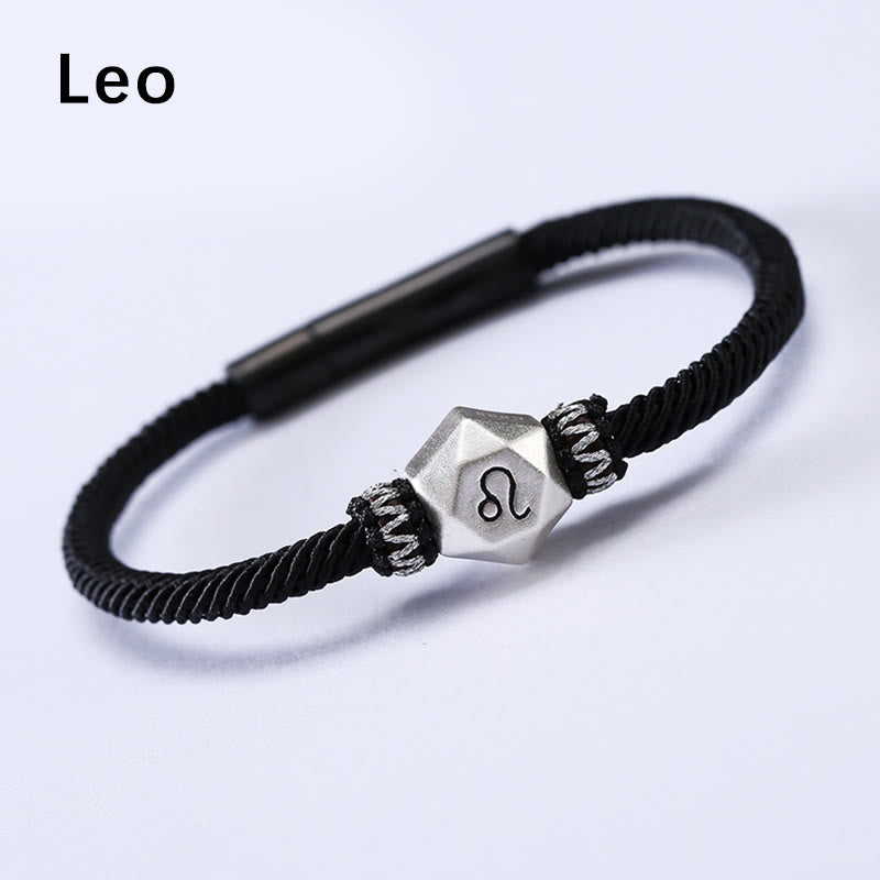 999 Sterling Silber Sternzeichen Schutzarmband 17cm