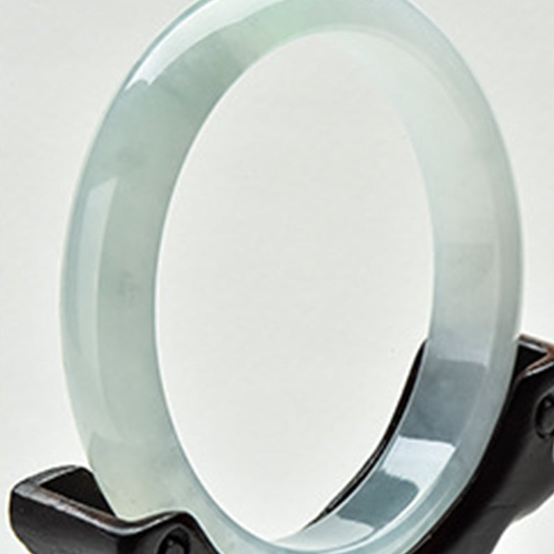 Natural Jade Prosperity Wealth Bangle Bracelet 57-58mm