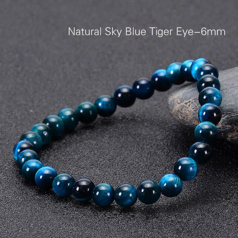 Blue Multi-Size Tiger Eye Protection Bracelet