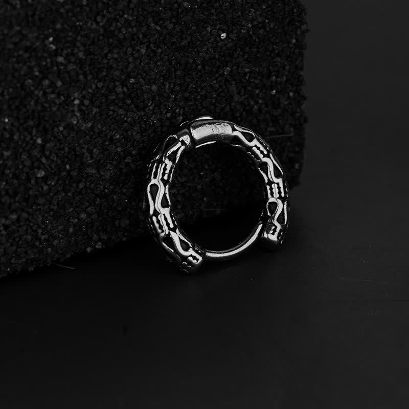 Handmade Titanium Steel Earrings for Inner Harmony