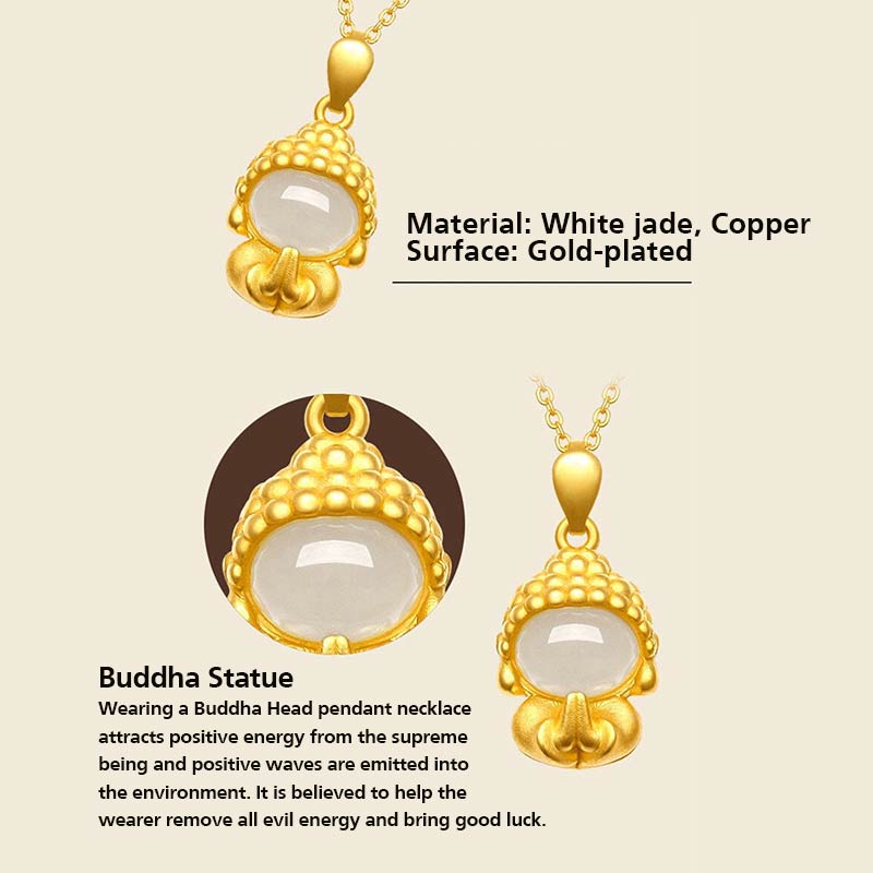 White Jade Success Pendant Necklace | Healing Sounds