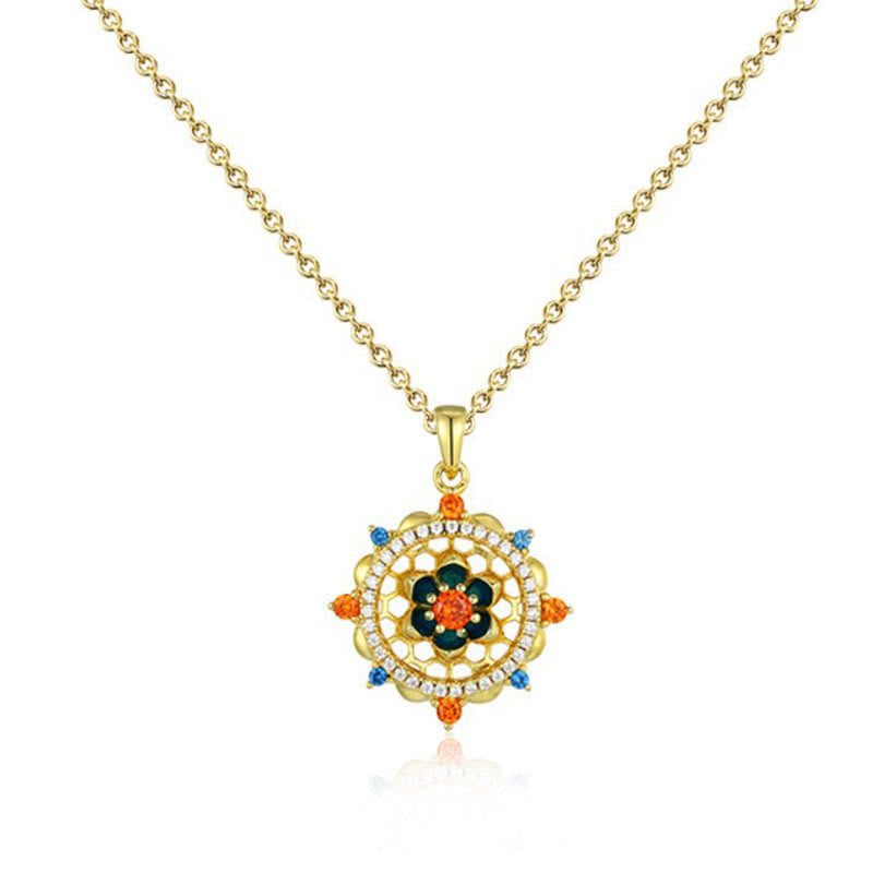Silver Lotus Flower Necklaces for New Beginning & Enlightenment