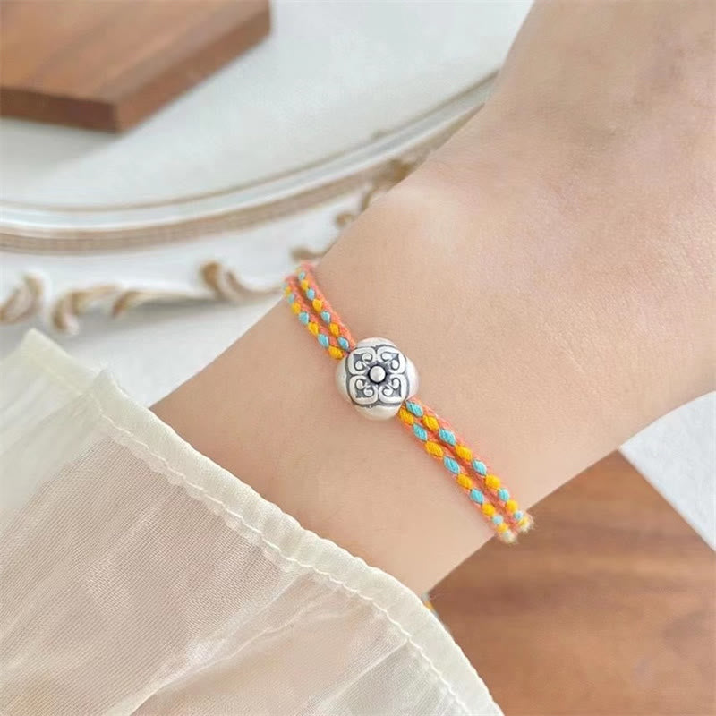 Sterling Silver Multicolored Luck Bracelet | Spiritual Protection