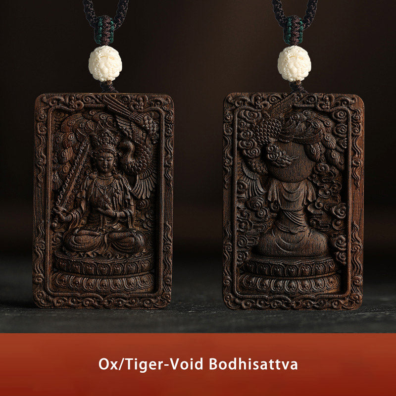 Chinesisches Sternzeichen Adlerholz PiXiu Drache Frieden Halskette Anhänger