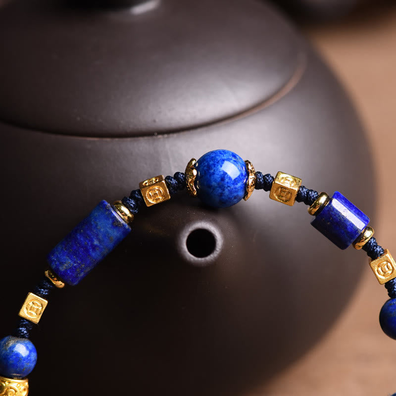 Natural Lazurite Balance Bracelet | Positive Energy Rope