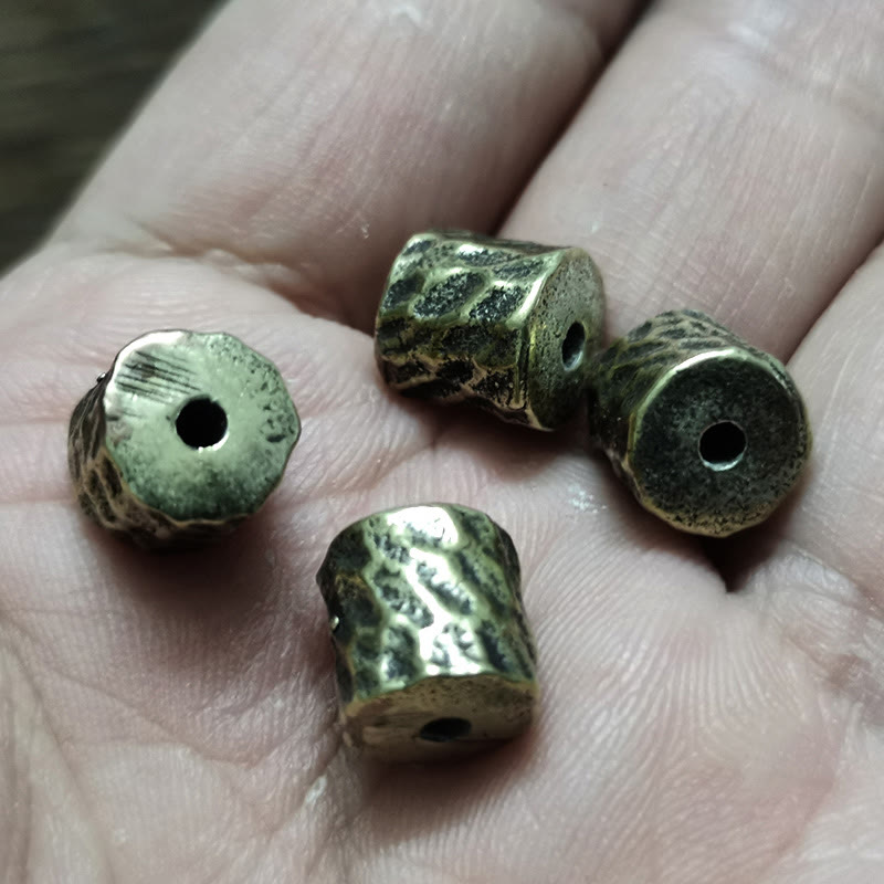 9 mm Kupfer Meteorit Krater Muster Spirituelles Armband