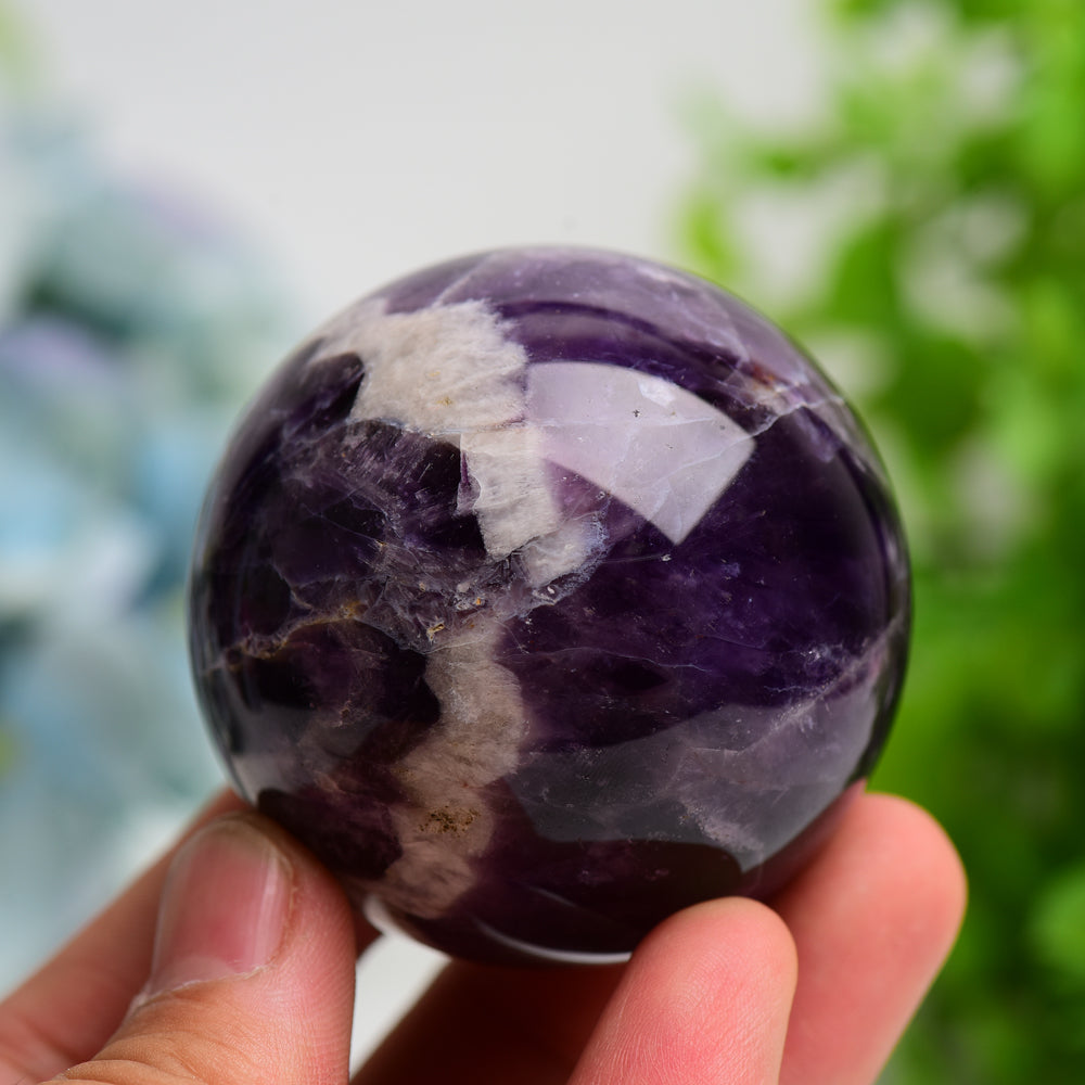 2.0-4.0" Amethyst Crystal Sphere for Meditation & Healing