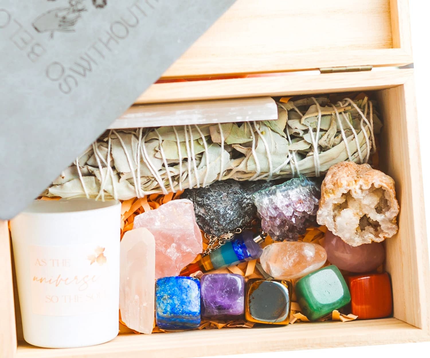 Healing Crystals Sage Smudge Kit