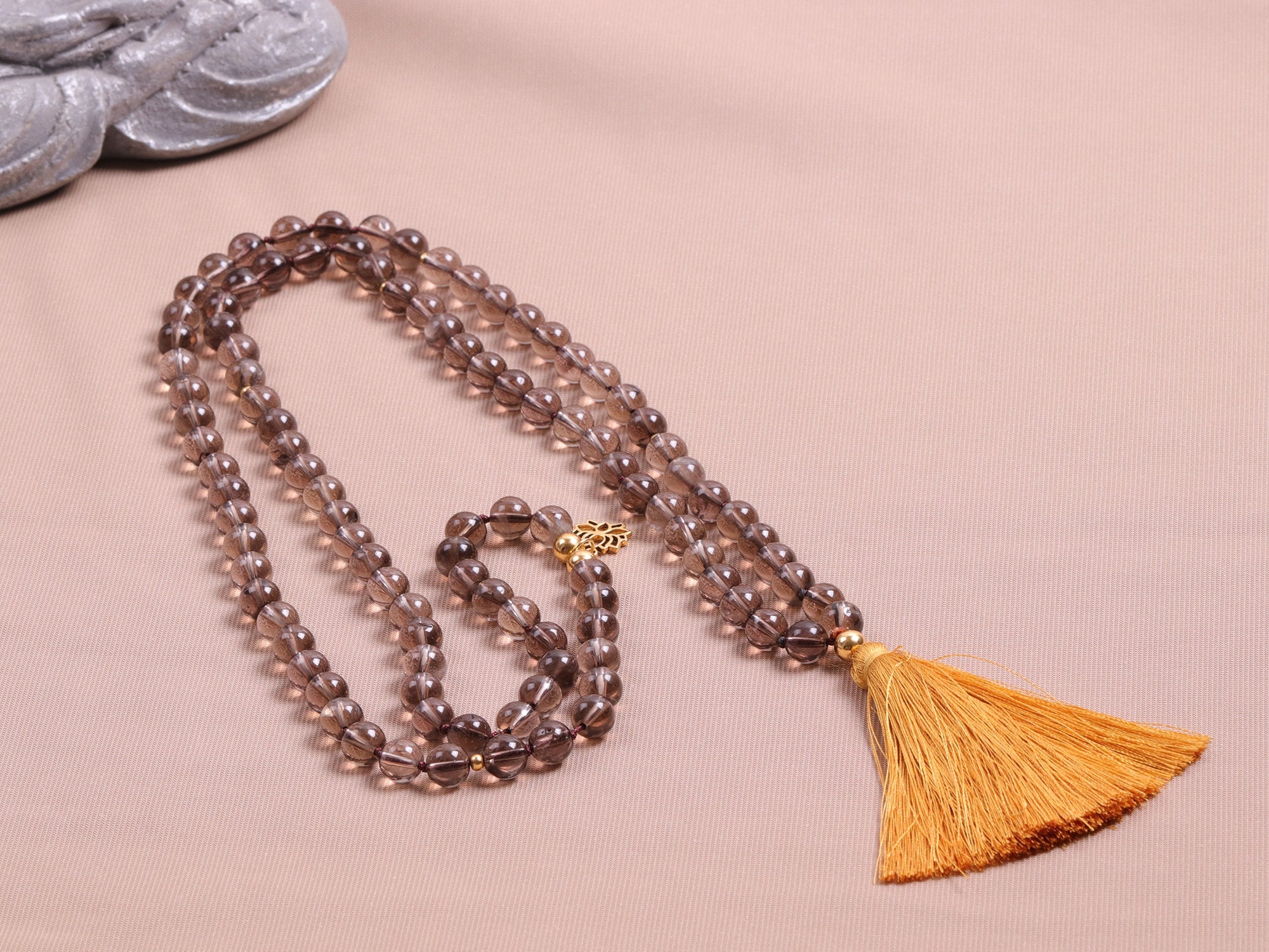 Smoky Quartz Mala & Bracelet Cleansing Set