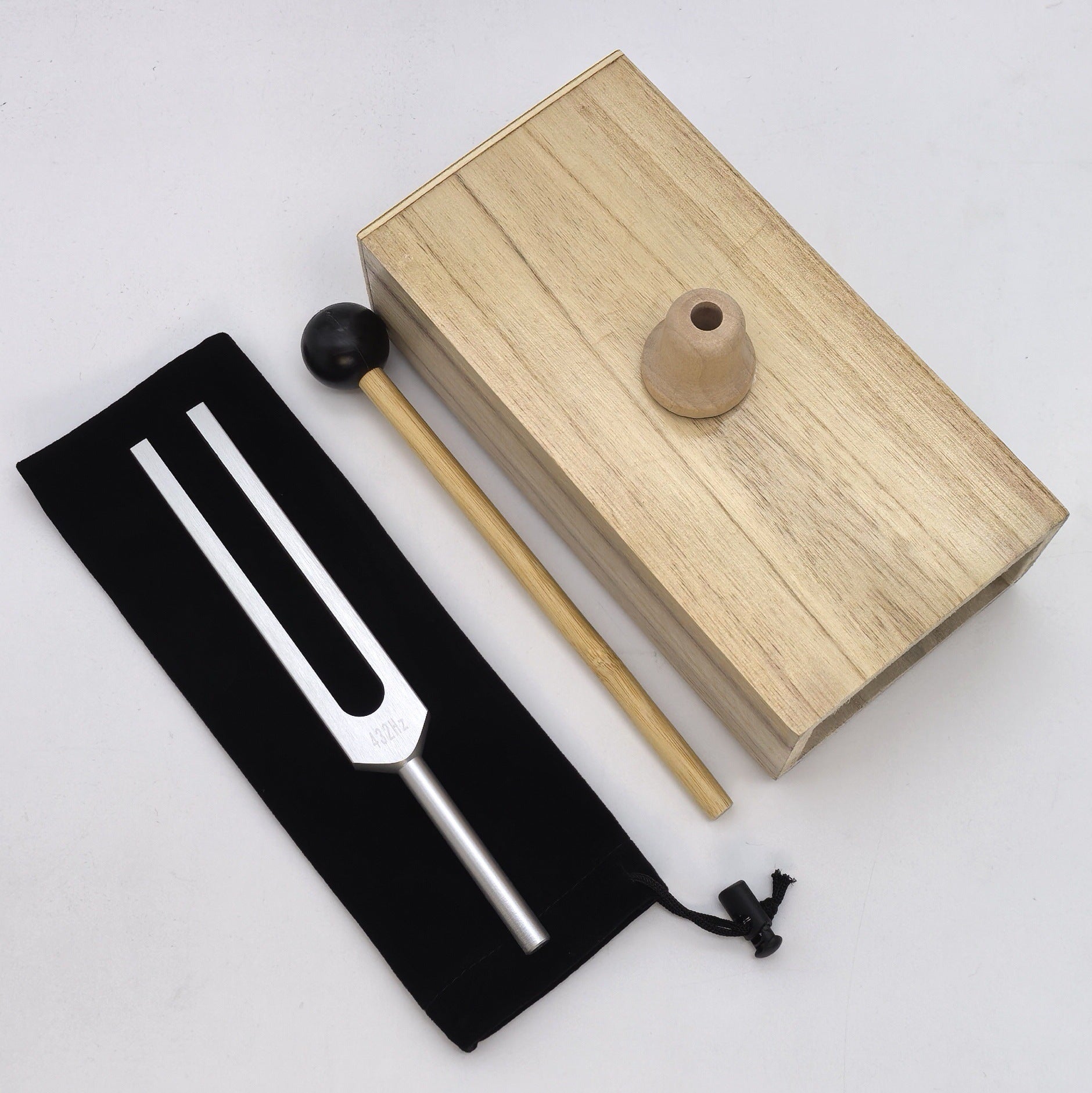 528 Hz Stimmgabel mit Resonanzkasten zur Heilung