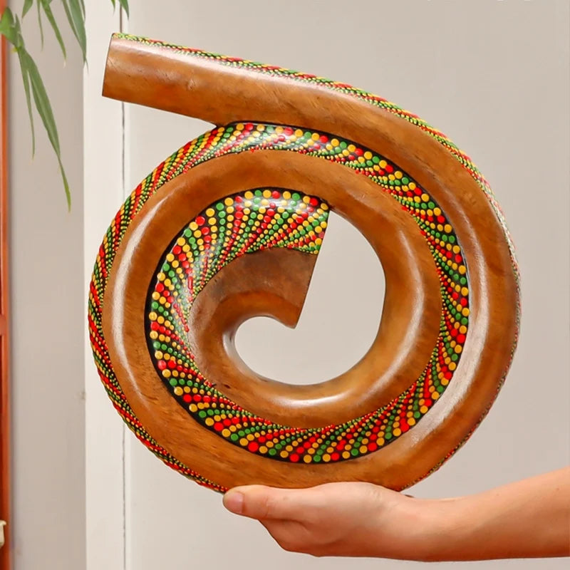 Tragbares Spiral-Didgeridoo – Australisches Instrument