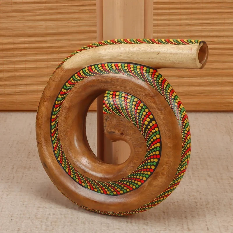 Tragbares Spiral-Didgeridoo – Australisches Instrument