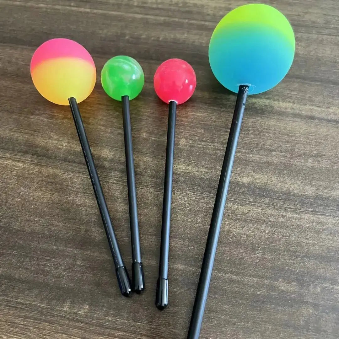 Colorful Silicone Whale Sound Gong Mallet Stick