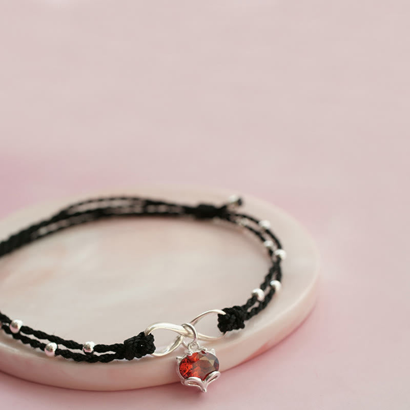 Love Heart Infinity Red String Spiritual Anklet for Protection