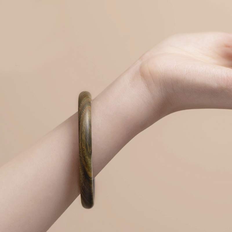 Unisex Small Leaf Red Sandalwood Protection Bracelet 54mm