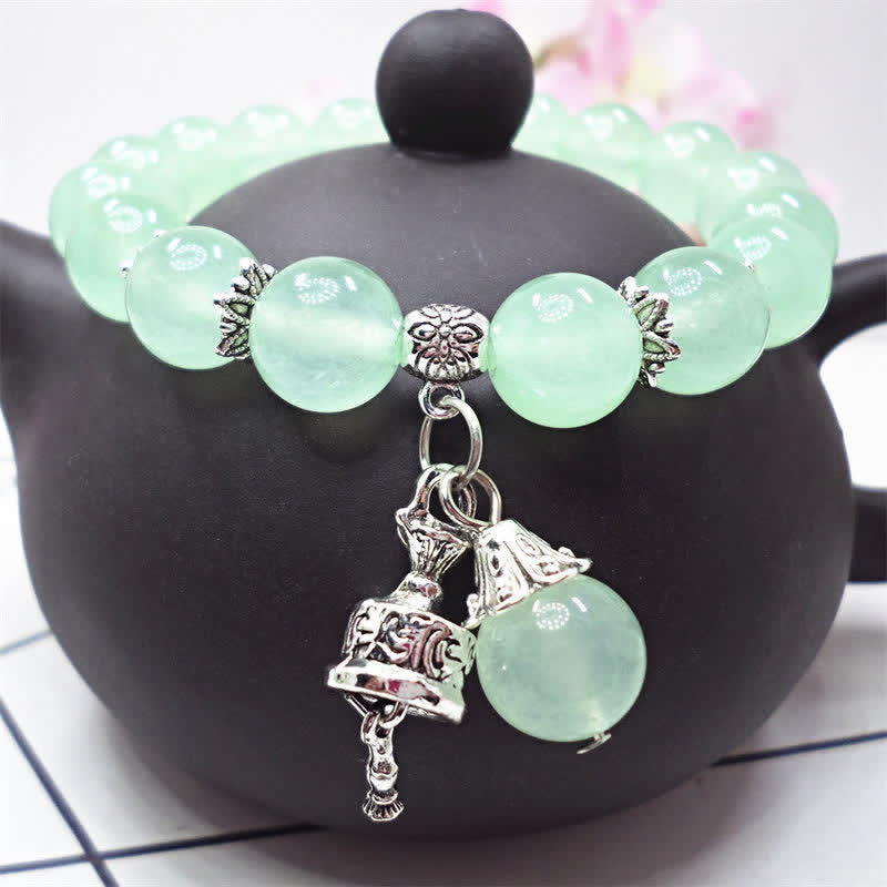 8mm Chalcedony Energy Bracelet for Spiritual Balance