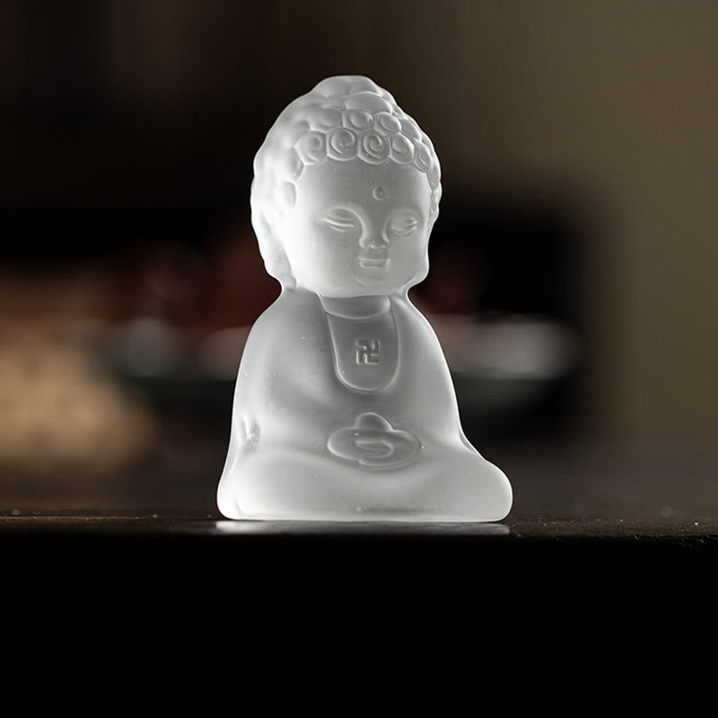 Mini Tathagata Liuli Buddha Serenity Schreibtischdekoration