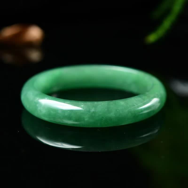 Jade-Armreif, 58 mm, für Fülle und Schutz