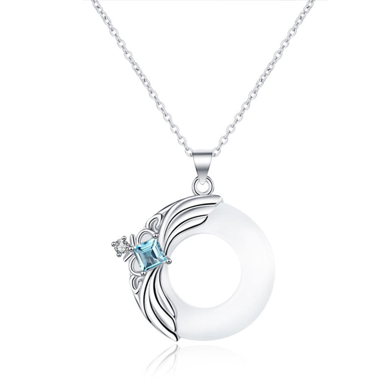 Kupferne Liebesflügel-Halskette für Glück und Heilung | Spirituell