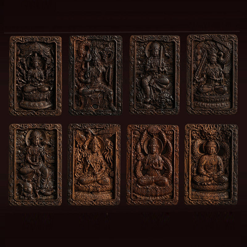 Chinesisches Sternzeichen Adlerholz PiXiu Drache Frieden Halskette Anhänger