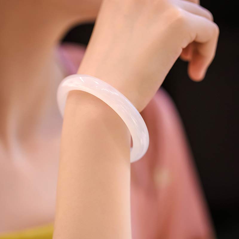 Chalcedon Harmonie Armband Positive Energie Armreif 54mm