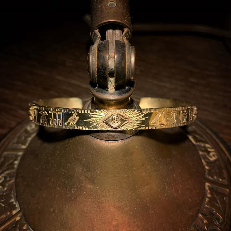 Eye of Horus Copper Protection Bracelet | Healing Sounds
