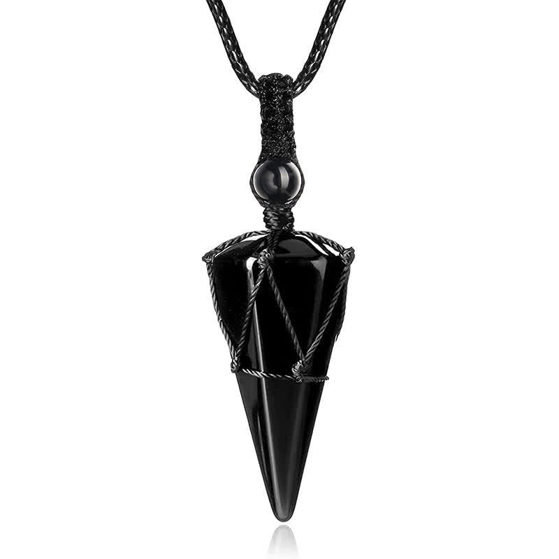 Absorbierende negative Energien Obsidian Heilungspaket 10mm Armbänder &amp; Halsketten