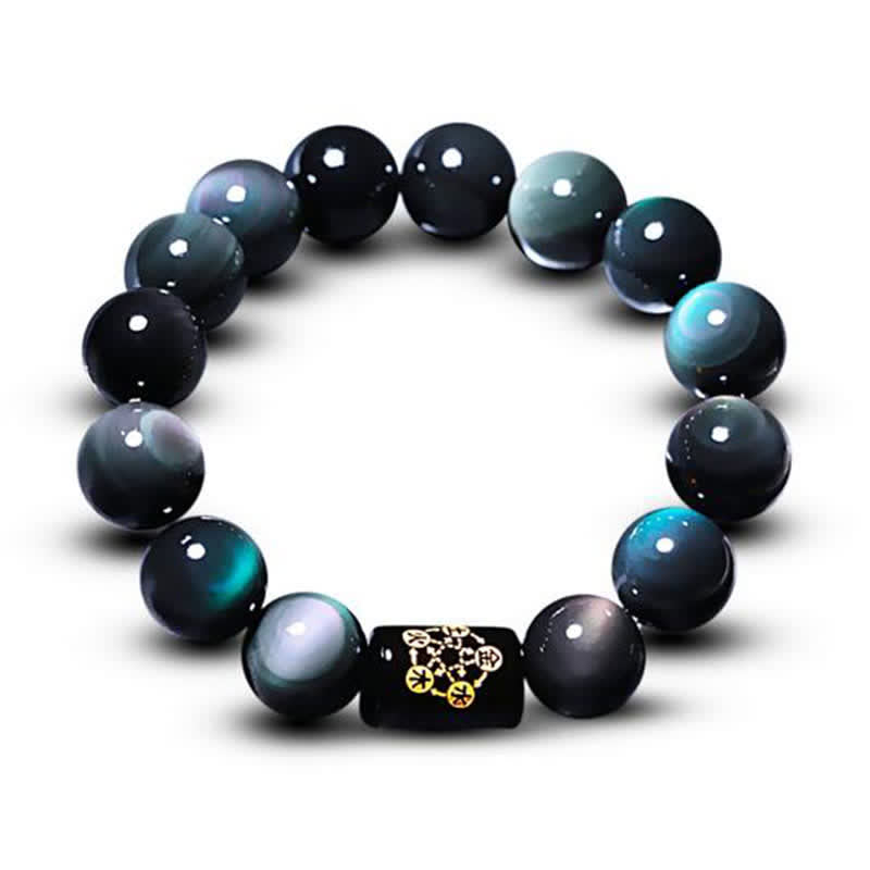 Absorbierende negative Energien Obsidian Heilungspaket 10mm Armbänder &amp; Halsketten