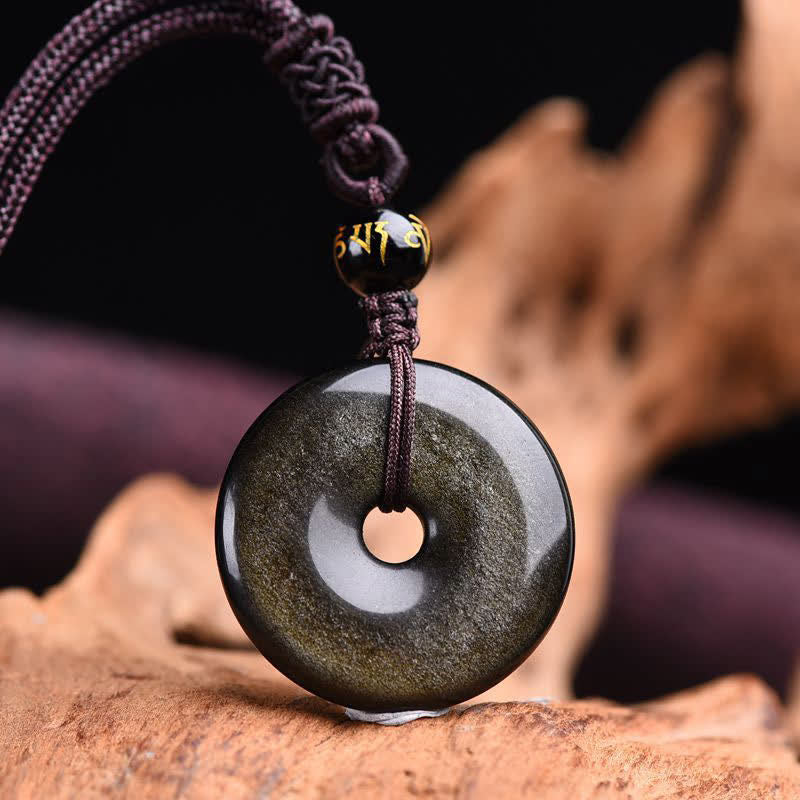 Absorbierende negative Energien Obsidian Heilungspaket 10mm Armbänder &amp; Halsketten