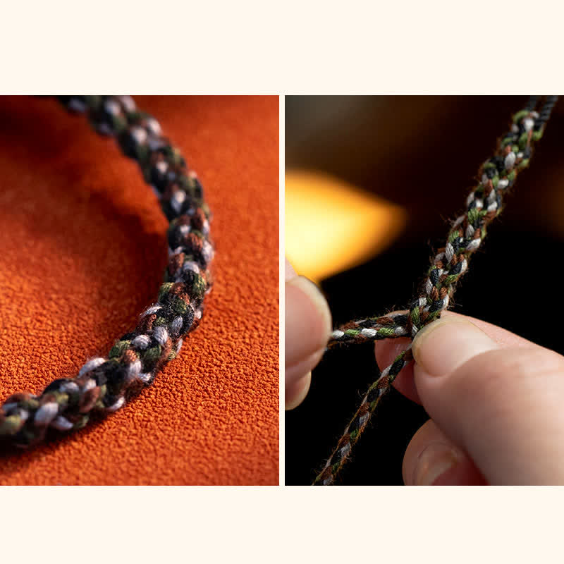 990 Sterling Silver Amber Wish Protection Bracelet