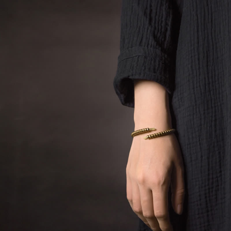 Verstellbares Kupfer-Balance-Armband | Spiritueller Vintage-Schmuck