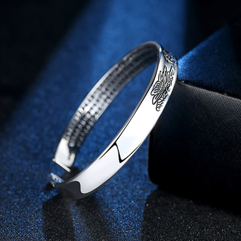 Verstellbares Kupfer-Lotusarmband für Erleuchtung und Neuanfänge