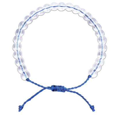 Verstellbares handgefertigtes spirituelles Glasperlenarmband